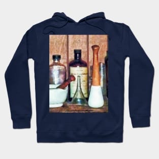 Pharmacists - Mortar and Pestle and Pestle Hoodie